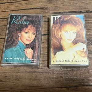 Reba McEntire Cassette Tapes - Greatest Hits Vol. 2 & It's Your Call